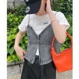 デニムZIPビスチェ | WEGO【WOMEN】 | 詳細画像13 