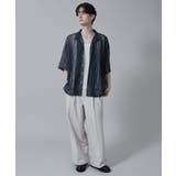 ストライプメッシュBIGシャツ(S) | WEGO【MEN】 | 詳細画像3 