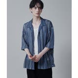 ストライプメッシュBIGシャツ(S) | WEGO【MEN】 | 詳細画像17 