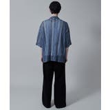 ストライプメッシュBIGシャツ(S) | WEGO【MEN】 | 詳細画像29 