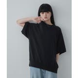 ブラック | ハーフスリーブスウェット | WEGO【MEN】