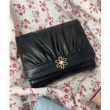 ブラック | フラワーギャザーウォレット | WEGO【WOMEN】