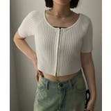 ダブルジップオフショルニットトップス | WEGO【WOMEN】 | 詳細画像6 