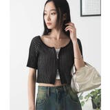 ダブルジップオフショルニットトップス | WEGO【WOMEN】 | 詳細画像17 