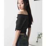 ダブルジップオフショルニットトップス | WEGO【WOMEN】 | 詳細画像19 