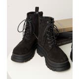 ブラックその他 | レースアップショートブーツ | WEGO【WOMEN】