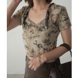 肩ベルトVネッククロップドT | WEGO【WOMEN】 | 詳細画像1 