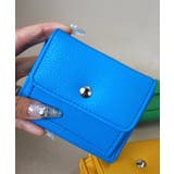 ブルー | フラップミニウォレット | WEGO【WOMEN】