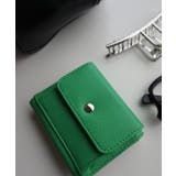 グリーン | フラップミニウォレット | WEGO【WOMEN】