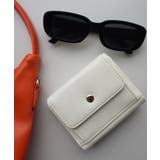 オフホワイト | フラップミニウォレット | WEGO【WOMEN】