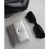 シルバー | フラップミニウォレット | WEGO【WOMEN】