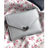 シルバー | ハートレターミニウォレット | WEGO【WOMEN】