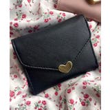 ブラック | ハートレターミニウォレット | WEGO【WOMEN】