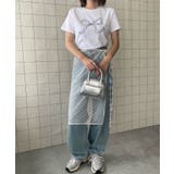 リボンモチーフTシャツ | WEGO【WOMEN】 | 詳細画像2 