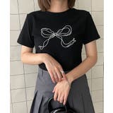 リボンモチーフTシャツ | WEGO【WOMEN】 | 詳細画像8 