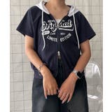 半袖ダブルZIPコンパクトパーカー | WEGO【WOMEN】 | 詳細画像5 