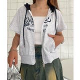 半袖ダブルZIPコンパクトパーカー | WEGO【WOMEN】 | 詳細画像10 
