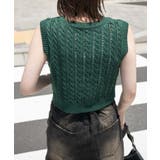 ロゴケーブルメッシュベスト | WEGO【WOMEN】 | 詳細画像6