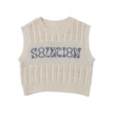 ロゴケーブルメッシュベスト | WEGO【WOMEN】 | 詳細画像14
