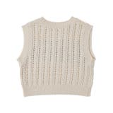 ロゴケーブルメッシュベスト | WEGO【WOMEN】 | 詳細画像15