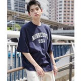 カレッジロゴプリントT(SS) | WEGO【MEN】 | 詳細画像1 