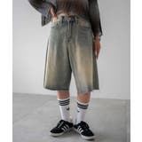 デニム淡色 | ウオッシュドデニムハーフパンツ | WEGO【WOMEN】