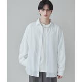 ホワイト | シアーBIGシャツ | WEGO【MEN】