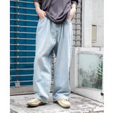 デニムルーズテーパードパンツ | WEGO【MEN】 | 詳細画像1