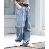 デニムルーズテーパードパンツ | WEGO【MEN】 | 詳細画像14