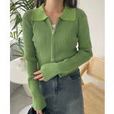 Wジップコンパクトニットカーデ | WEGO【WOMEN】 | 詳細画像7