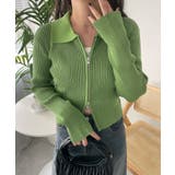 Wジップコンパクトニットカーデ | WEGO【WOMEN】 | 詳細画像8