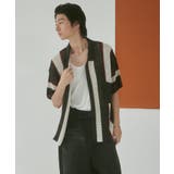 ダークグレー | メッシュストライプニットカーディガン(SS) | WEGO【MEN】