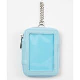 サックス | カラフルパスケースポーチM | WEGO【WOMEN】