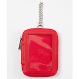 レッド | カラフルパスケースポーチM | WEGO【WOMEN】