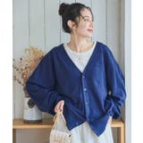 ネイビー | ドロップショルダーカーディガン | WEGO【WOMEN】