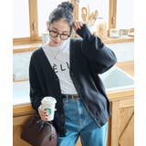 ブラック | ドロップショルダーカーディガン | WEGO【WOMEN】
