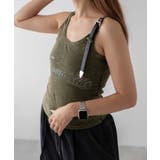 ショルダーストラップラインストーンタンク | WEGO【WOMEN】 | 詳細画像4 