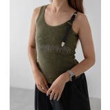 ショルダーストラップラインストーンタンク | WEGO【WOMEN】 | 詳細画像6 