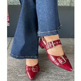 ワイン | ハトメベルトポインテッドシューズ | WEGO【WOMEN】