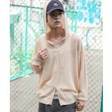 ホワイトアイボリー | メッシュニットZIPパーカー | WEGO【MEN】