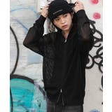 ブラック | メッシュニットZIPパーカー | WEGO【MEN】