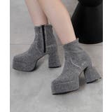 ストーム付きワイドヒールショートブーツ | WEGO【WOMEN】 | 詳細画像12 
