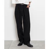 ブラック | TRイージーストレートパンツ | WEGO【MEN】