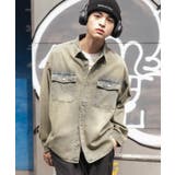 デニム淡加工色 | デニムBIGシャツ(LS) | WEGO【MEN】
