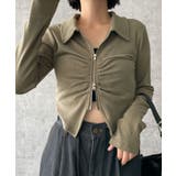 フロントギャザーWジップロンT | WEGO【WOMEN】 | 詳細画像1