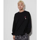 ブラック | 別注ベンデイビスプランプロゴT(LS) | WEGO【MEN】