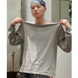 ピグメントジオメトリックロゴT(LS) | WEGO【MEN】 | 詳細画像1 