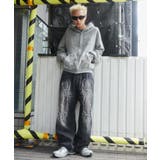 ピグメントダメージアップリケZIPパーカー | WEGO【MEN】 | 詳細画像2 