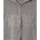 ピグメントダメージアップリケZIPパーカー | WEGO【MEN】 | 詳細画像24 