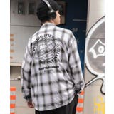 オンブレチェックグラフィックシャツ(LS) | WEGO【MEN】 | 詳細画像5 